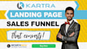 design kartra sales funnel landing page website