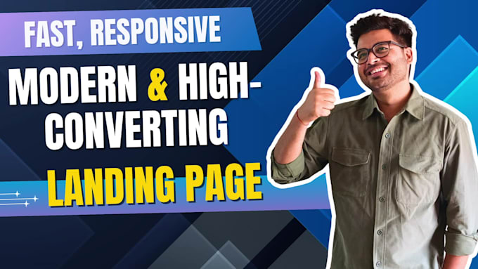 design a clean, modern and high converting single landing page wordpress website