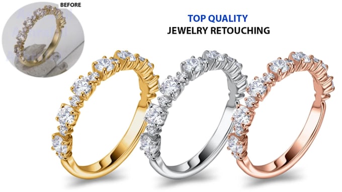 do business class jewelry photo retouching and editing