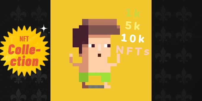 Create nft pixel art for your nft collection by Shayan_bux02 | Fiverr