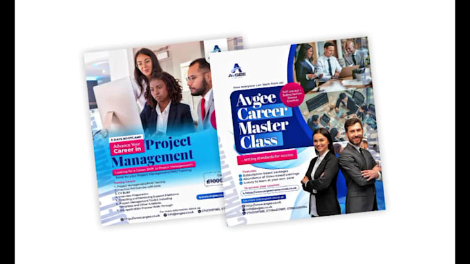 design webinar or online course ad, banner, flyer, poster