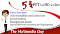 convert powerpoint into a professional online video course