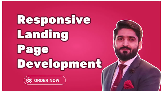 Do landing page development using react, html, css by Mrviber | Fiverr