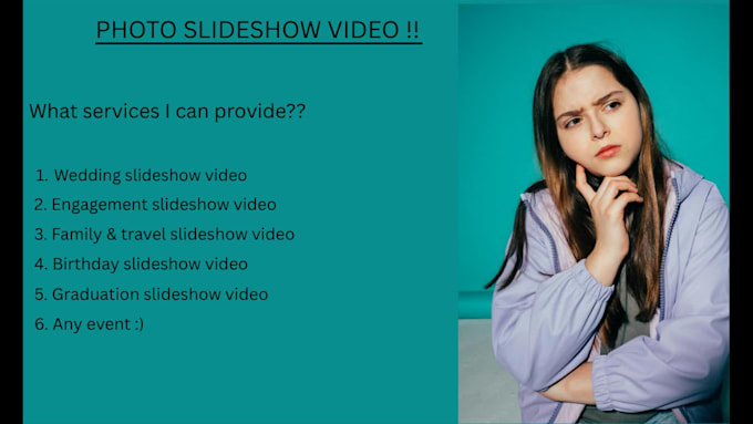 make a dynamic photo slideshow video up to 300 images