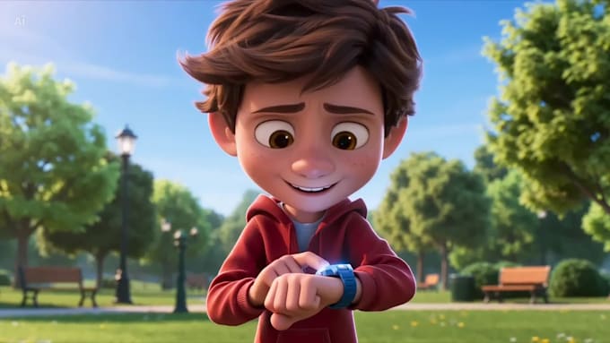 do cinematic ai video animation and 3d pixar style film production