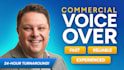 record a professional american male voice over