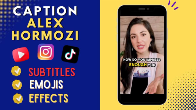 Edit Reels Tiktok Youtube Shorts With Captions Like Alex Hormozi By