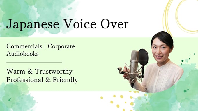 record native japanese voice over and narration