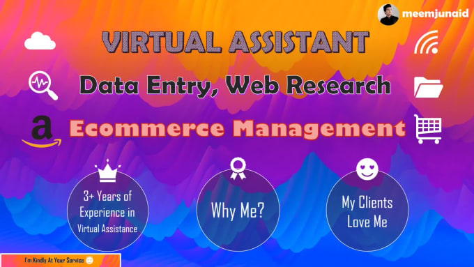 Be your administrative virtual assistant, data entry, web research va ...