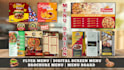 design animated digital tv screen menu board banner for restaurants