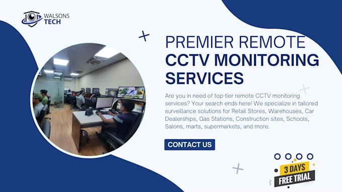 provide 24 7 remote cctv monitoring with instant alerts and reports