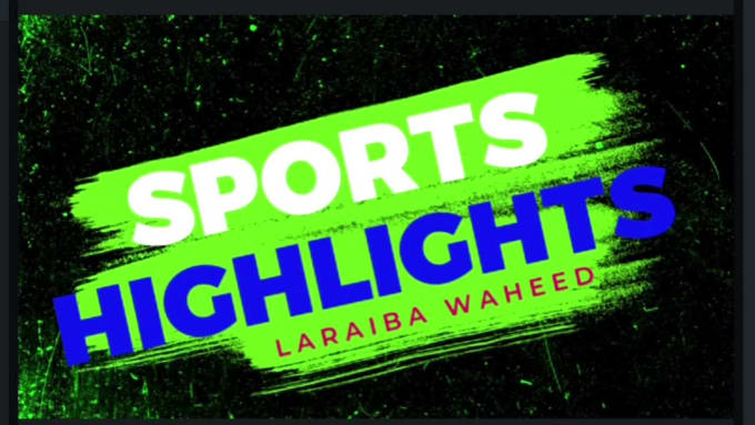 Create Sports Highlights Video In Uhd By Laraiba_ | Fiverr