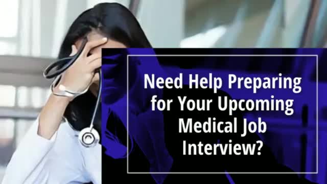 be your nurse or medical job interview coach