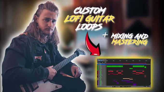 write and record lofi guitar loops