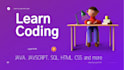 tutor you in java, javascript, sql or other coding languages
