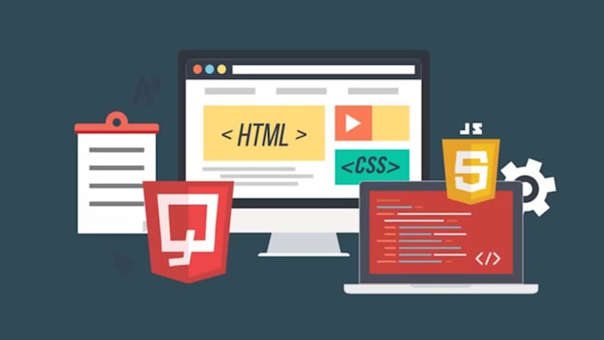 be your frontend web developer, HTML CSS bootstrap