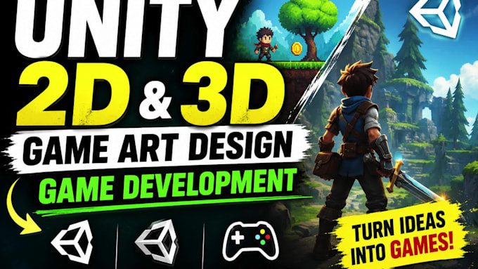 unity 2d, unity 3d game art design, unity game development