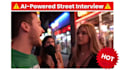 do google veo3 street interviews that look real
