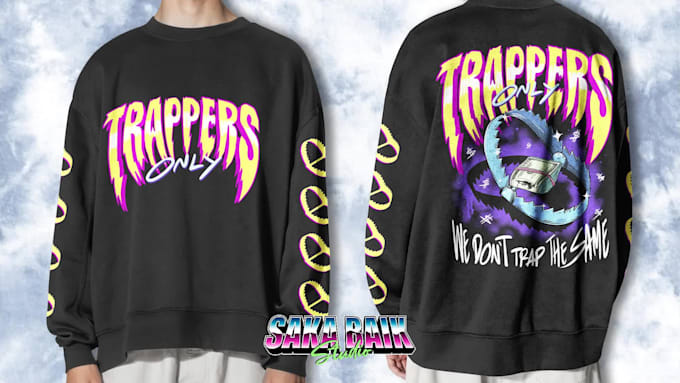 create freestyle design for streetwear brand