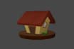 do a simple low poly house design for you