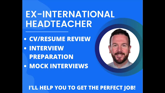 help teachers create cvs and prepare for interviews