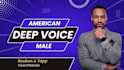 record a deep american male voiceover