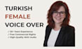 record a professional turkish voice over