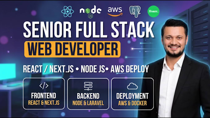 develop full stack web app using react js next js node js express js