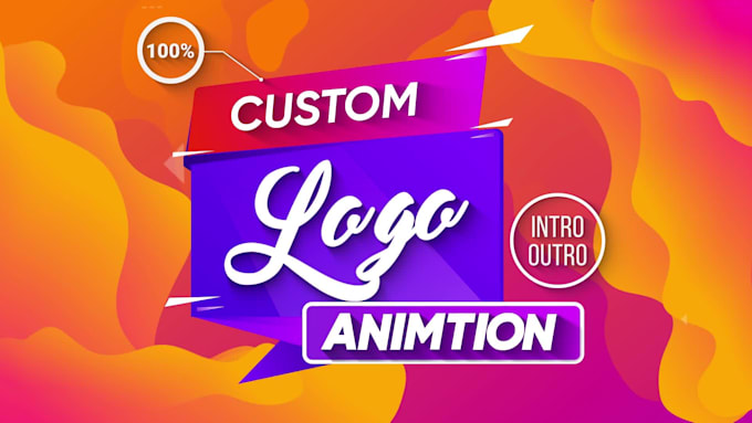 create custom logo intro and outro animation