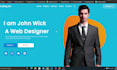 build react personal portfolio website, business website