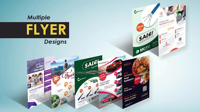 design flyers, brochures, marketing materials, any graphics