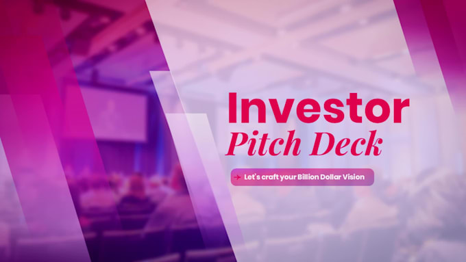 write investor pitch deck with compelling story, content and premium design