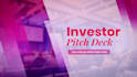 write investor pitch deck with compelling story, content and premium design