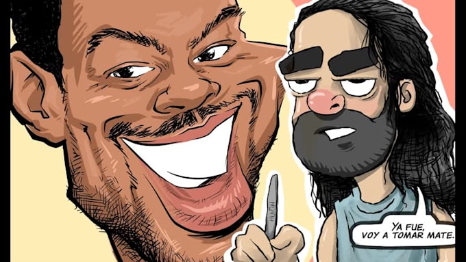 caricature of you, your friend or family member offer, no ia