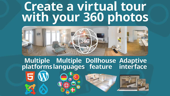 create a virtual tour with your 360 photos