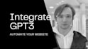 connect chat gpt 3 and your website