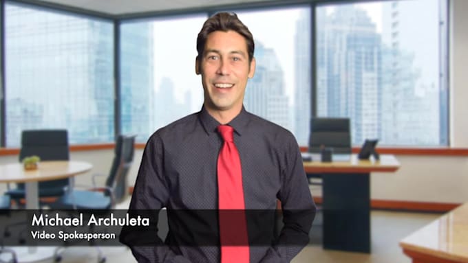 be your professional on camera youtube host and presenter