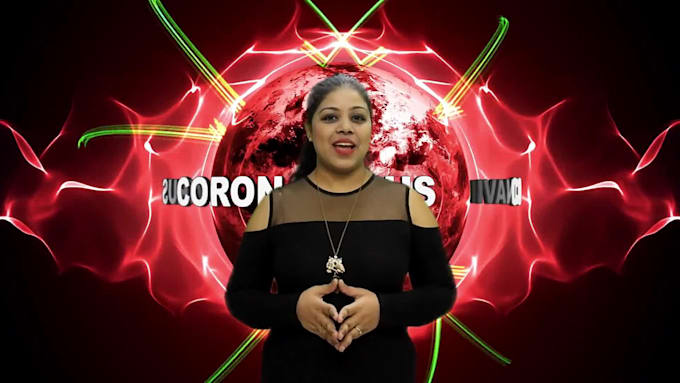 be your female video spokesperson on green or any background