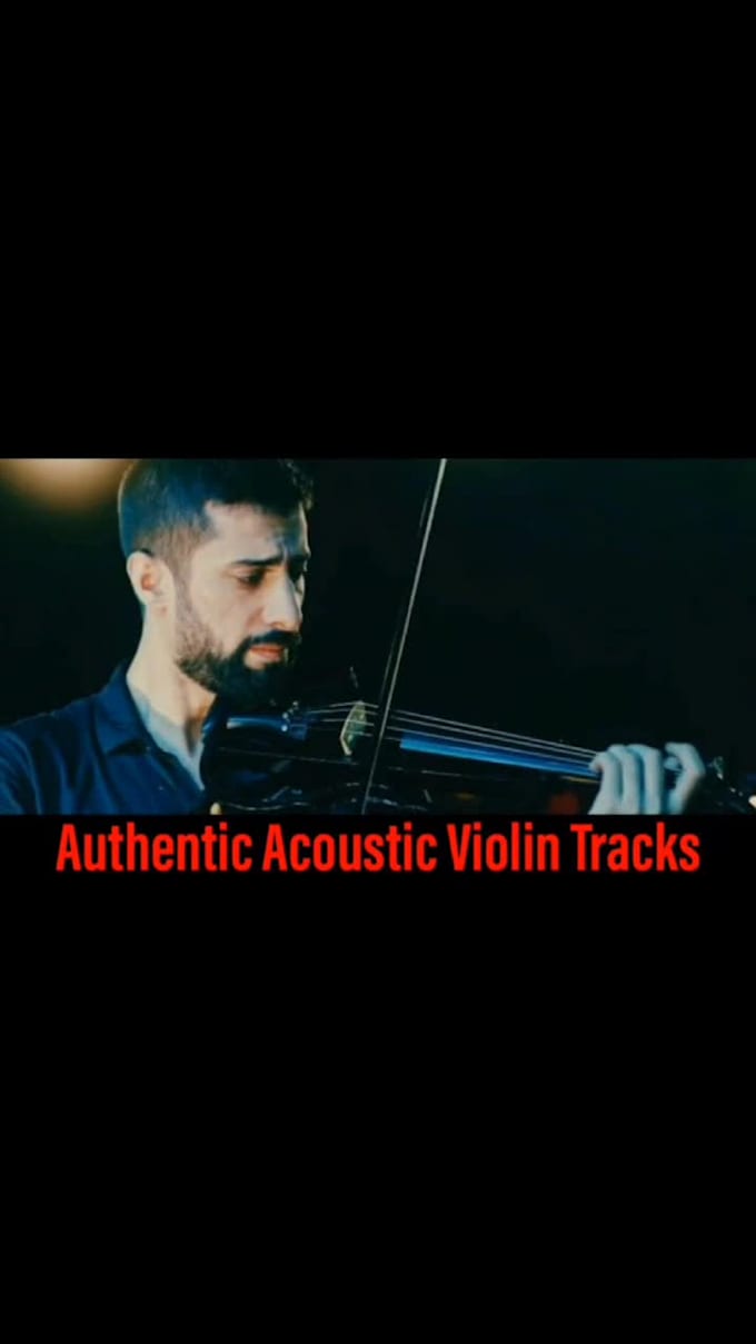 record live violin solo and backing tracks for your song