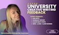 provide feedback on your university level creative writing submission