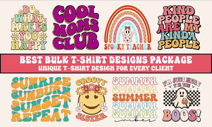 Do retro wavy groovy hippie 70s svg t shirt designs for etsy and other ...