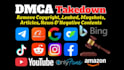 permanently remove mugshots articles harassing defaming copyright leaked by dmca