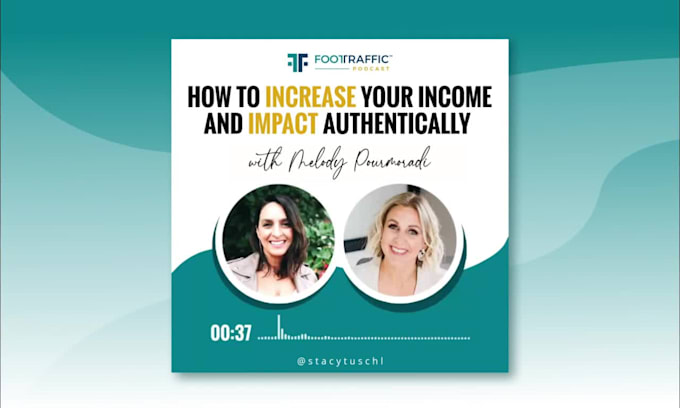 create podcast video audiogram to promote on social media