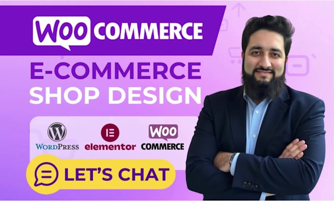 design an elementor website, woocommerce online store, or wordpress shop
