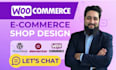 design an elementor website, woocommerce online store, or wordpress shop