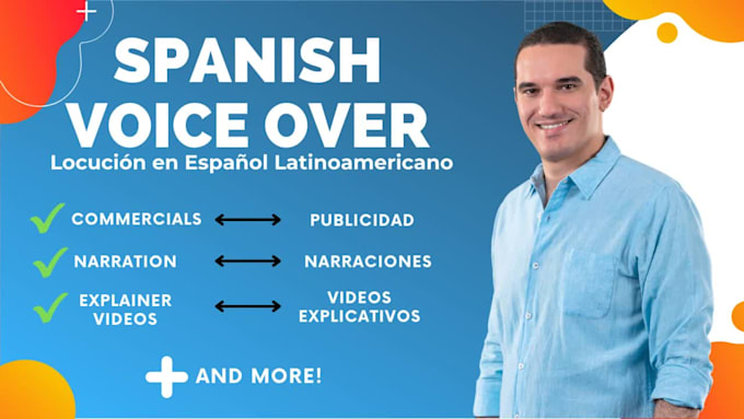 record a unique neutral spanish voice over