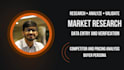 do market research, data entry, data scraping, excel dashboard and reporting