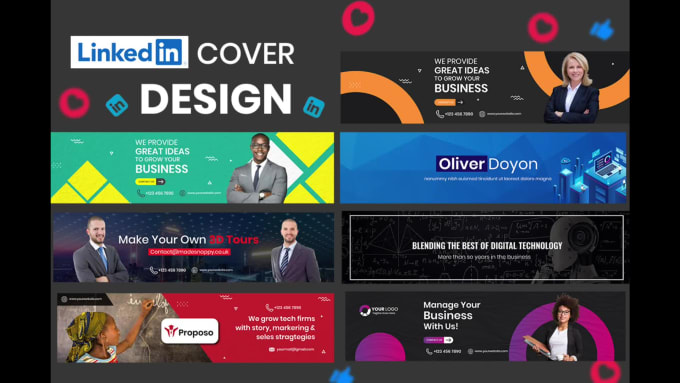 Design a professional linkedin banner, cover, within 24 hrs by Rakibul ...