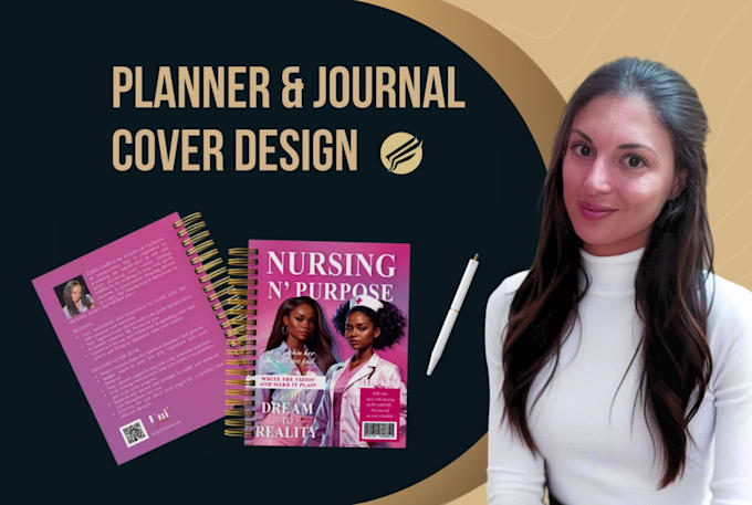 design journal cover, planner cover design for amazon KDP, etsy, lulu