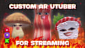 custom 3d ar vtuber filter for lens studio ready to stream